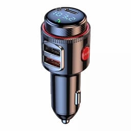 Bluetooth FM-zender voor in de auto - Radio Muziek Adapter - PD QC3.0 - Sigarettenaansteker — thumbnail 3