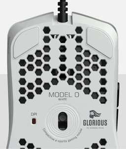 Glorious PC Gaming Race Model O (regular) - Muis voor gaming - Optisch - 6 knoppen - 12 000 dpi - Mat wit — thumbnail 3