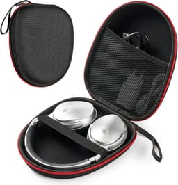 YONO Koptelefoon Hoes geschikt voor JBL - Sony - Bose - Opberghoes - Hard Case - On-ear/Over-ear - Zwart — thumbnail 1