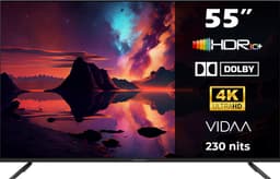 Horizon Smart TV 55 inch - 4K LED Televisie - Diamant Serie ULTRA HD - WiFi - Netflix - Frameless Slim Design — thumbnail 1