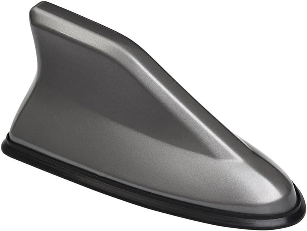 Haaienvin-antenne - Am/Fm signaaldecoratie voor auto SUV vrachtwagen (grijs) — afbeelding 1