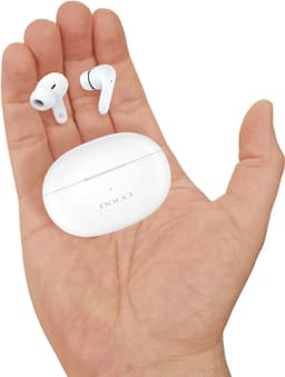 Docci ANC Oordopjes - Actieve Ruisonderdrukking - Bluetooth Earpods - Wit — thumbnail 5