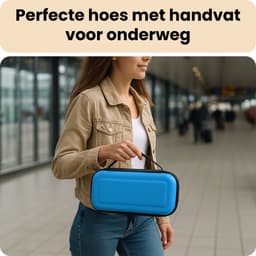 Hoesje Geschikt voor Nintendo Switch 2 Hoes Bescherm Case Hardcover - Hoes Geschikt voor Nintendo Switch 2 Case - Blauw — thumbnail 4