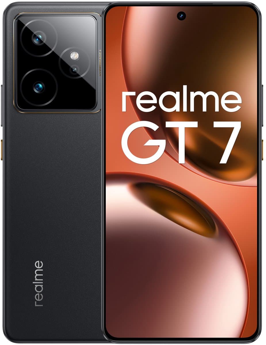 Realme GT 7 12GB 512GB IceSense Black | 7000mAh 100W | IP69 | Dimensity 9400e — afbeelding 1