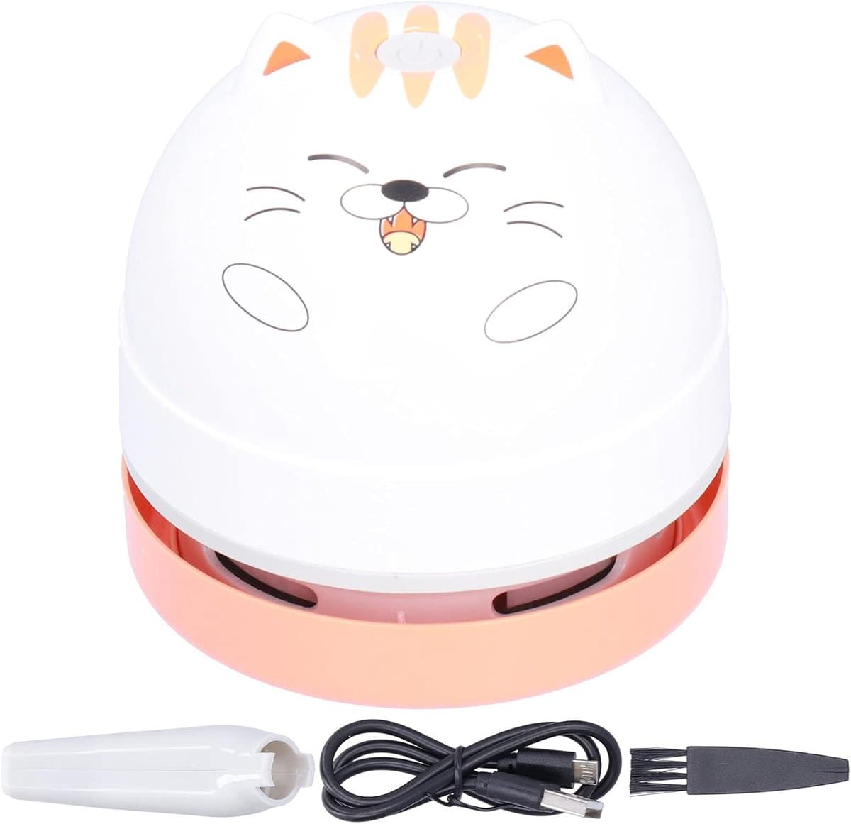 Mini Draagbare Desktop Stofzuiger met USB Opladen - Draadloze Tafel Stofveger voor Thuis en Kantoor — afbeelding 1