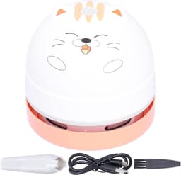 Mini Draagbare Desktop Stofzuiger met USB Opladen - Draadloze Tafel Stofveger voor Thuis en Kantoor — thumbnail 1