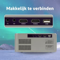 Salora BEAMER4322 - Beamer - 180 Ansi Lumen - Screen Mirroring - Projector - Mini beamer — thumbnail 2