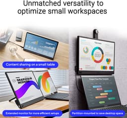 ASUS ZenScreen MB169CK - Portable USB-C Monitor - 360° kickstand - 15.6 inch — thumbnail 7