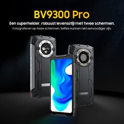 Blackview BV9300 Pro - Robuuste Smartphone - 16GB RAM - 256GB - 15080mAh - 120Hz 6.7" FHD - Dual 4G LTE - 64MP+32MP - IP68 Waterdicht - 1.32" Achterkant Dsiplay - NFC - GPS - Groen — thumbnail 2