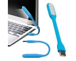 Flexibele USB LED Lamp I Draagbare USB LED-leeslamp I USB Licht I Laptop Leeslamp I Leeslicht I Blauw