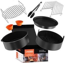 UNBOX Ronde Airfryer Accessoires - Geschikt voor Philips Airfryer 4,2L - Tomado - Princess - Inclusief Airfryer Siliconen Bakje & Nederlands E-Book — thumbnail 7