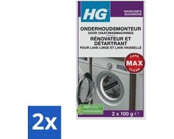 HG Onderhoudsmonteur Voor (Vaat)Wasmachines 200 ml - Voordeelverpakking - 2 stuks