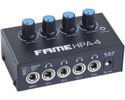 Fame HPA-4 - Koptelefoon versterker