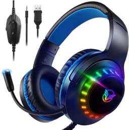 StayPowered Gaming Headset - Ultiem Geluid & Comfort - Noise Cancelling Microfoon - Surround Sound - Multi-platform Compatibel - Plug & Play - Ergonomisch Design - LED Verlichting - Zwart/Blauw - RGB-verlichting - Levering Sneller dan Aangegeven! — thumbnail 1