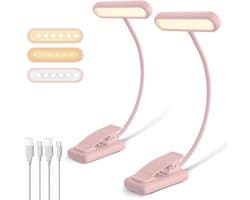 Leeslampje voor Boek - Loeplamp voor in Bed - Lamp met Klem