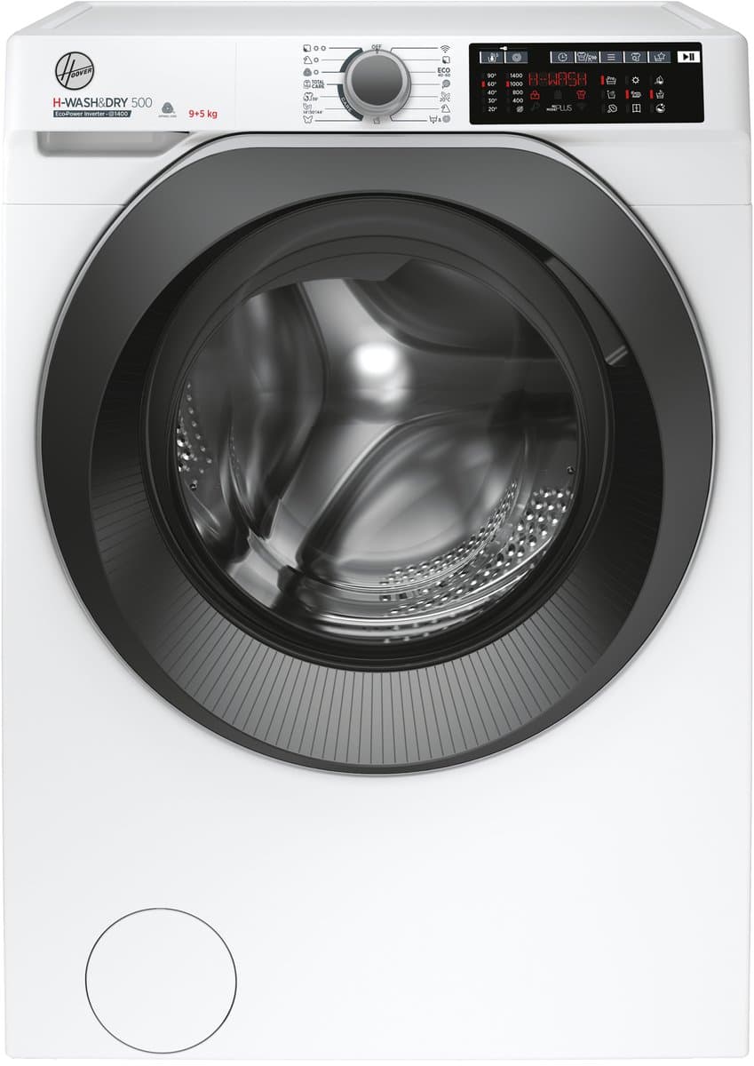Hoover H-WASH&DRY 500 HD 495AMBS/1-S Was-droogcombinatie Vrijstaand Voorbelading Wit D — afbeelding 1
