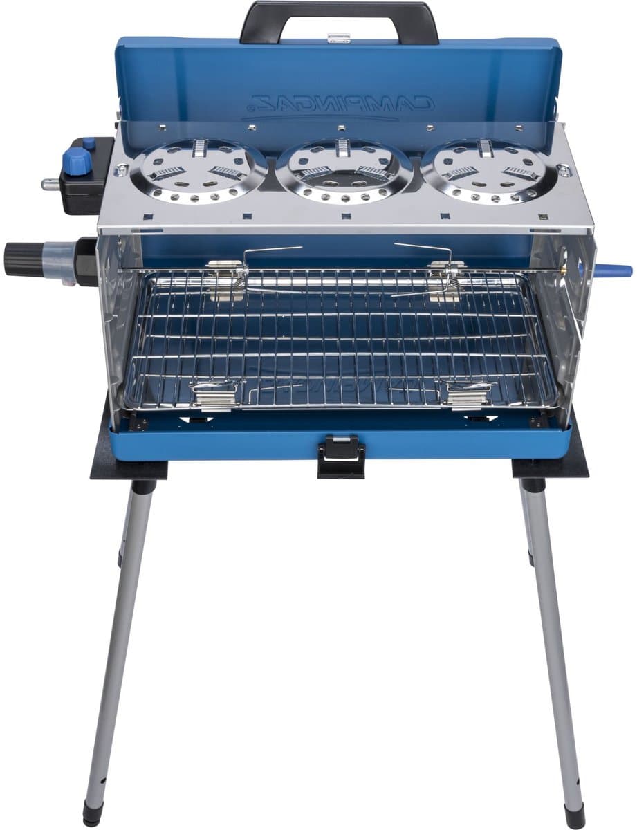 Campingaz 400 SGR, 5200 W, Grill, Gas, Raster, Blauw, Zilver, Rechthoekig — afbeelding 1