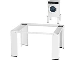 Wasmachine verhoger 63x54x32 cm - Wasmachine opbouwmeubel - Wasmachine sokkel - Wasmachine Kast Max 100kg - Wit