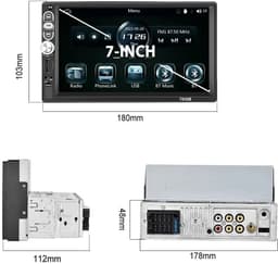 2-Din CarPlay & Android Auto | 7 INCH Touchscreen | Bluetooth & USB | Dubbel DIN Autoradio — thumbnail 5