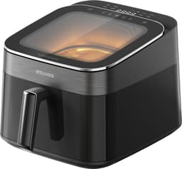 4Swiss ABB-025 SkylightView - Airfryer - 6.5L - 1700W - Glas - Touchscreen Display - Zwart — thumbnail 1