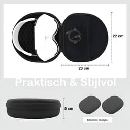 Studio Air® Airpods Max Case Pro - Stevige Cover voor Airpods Max - Airpods Max Hoes Zwart — thumbnail 5