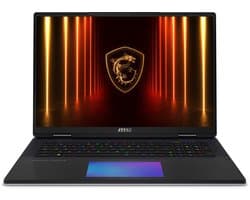 MSI Titan 18 HX AI A2XWJG-234NL - Gaming Laptop - Core Ultra 9 - RTX 5090 - 96GB/6 TB - 120 Hz - 18 inch