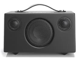 Audio Pro T3+ Draagbare Bluetooth Luidspreker – 2×5W + 15W Klasse D – 3,5” Woofer & 2 Textieldome Tweeters – Frequentiebereik 70 Hz – 20 kHz – Compact & Draagbaar – Zwart