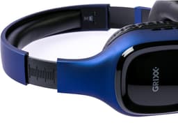 Grixx Bluetooth Koptelefoon On-Ear – Draadloos & Bedraad – Microfoon – 10 uur batterij – Lichtgewicht (150g) – Blauw — thumbnail 11