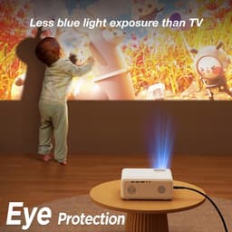 Mini beamer - Projector - Beamerscherm - Projectiescherm - Outdoor & Indoor Projector - — thumbnail 4