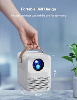 Mini beamer - Projector - Beamerscherm - Projectiescherm - Outdoor & Indoor Projector - — thumbnail 5