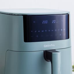 Zomerdeal: XXL Air Fryer 7,2 L Smokey Blue + Sandra’s snelle en gezonde Air Fryer-recepten — thumbnail 2
