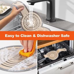 2 stuks Bakmat voor Nederlandse Oven - Broodslinger - Multifunctionele - Siliconen- Sling-bakmat met lange handgreep - Broodbakmat - Herbruikbare -Geschikt voor airfryer, oven en magnetron - 54,5×21 cm - Zwart — thumbnail 3