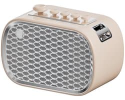 Bluetooth Speaker - Draagbare Wireless Speaker - 6 uur Speeltijd - 8 Ontspannende Natuurgeluiden - Noise Machine voor Slaap - Noodradio - TF-kaartweergave - voor Binnen/Buiten