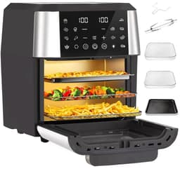 Sinaopus XXL Airfryer & Mini Oven in één – 12L Extra Grote Capaciteit – Inclusief 4 Accessoires – 12 Voorgeprogrammeerde Functies – LED Display – Makkelijk te Reinigen — thumbnail 1