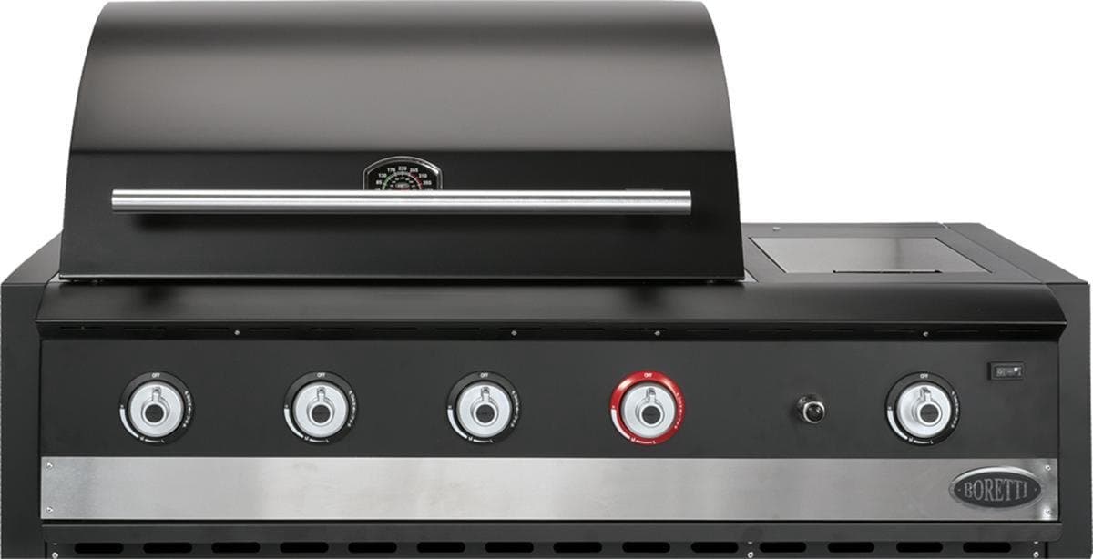 Boretti - Ibrido Top - gas/houtskool Inbouwbarbecue Buitenkeuken - inbouw BBQ — afbeelding 1