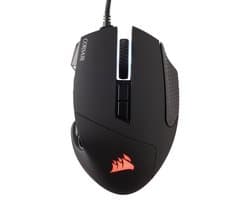 Corsair Scimitar RGB Elite - Gaming Muis - 18000 DPI - Zwart