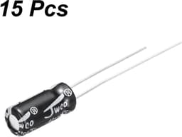 10uF 50V 5x11mm elektrolytische condensator radiale aansluitingen aluminium condensatoren voor TV LCD monitor VCD 15 stuks — thumbnail 2