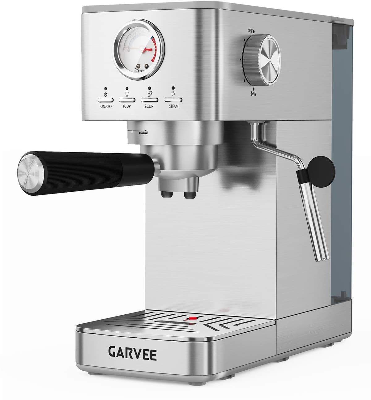 Espressomachine Automatisch 20 Bar - Met Bonenmolen - Melkopschuimer - 1,4 L Reservoir - Snelle Verwarming - RVS - Zilver — afbeelding 1