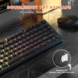 Attack Shark R82 HE - Gaming Toetsenbord - Qwerty - ANSI - 8K Polling - Zwart — thumbnail 2