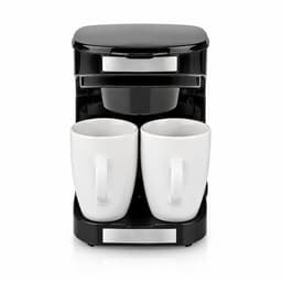 Koffiezetapparaat 2 Kopjes – Compact Filterkoffieapparaat 0,25L – Herbruikbaar Filter – 450W – Zwart — thumbnail 1