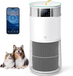 Luchtreiniger Voor Huisdieren - HEPA-filter Met App Bediening - 463 m³/h CADR - Compact 12x7x32 cm - Stil En Efficiënt — thumbnail 1
