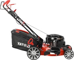 Zelfrijdende Benzine Grasmaaier - Loncin 196cc / 3.5 kW - Maaibreedte 53 cm - 4-in-1 - Opvangbak 62L - Met Snelheidsregeling — thumbnail 4
