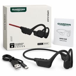 Guardyan® Bone Conduction Headphone – Sport Oortjes Draadloos – Open Ear Hoofdtelefoon – Hardloop Oordopjes – Bluetooth – IPX5 Waterbestendig – Zwart — thumbnail 5