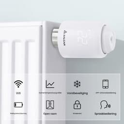 TRV603 Radiatorthermostaat, 3-delige set, wifi, thermostaat, verwarming, compatibel met en, programmeerbaar, verwarmingsthermostaat, geen gateway nodig — thumbnail 2