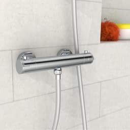Douchearmatuur, met thermostaat en temperatuurvergrendeling Hochdruck Chroom — thumbnail 5