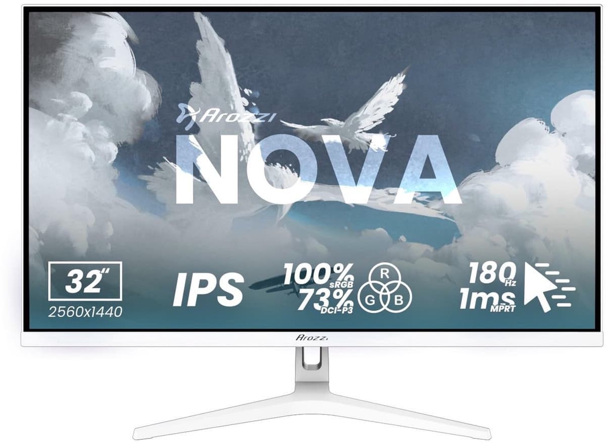 Gaming Monitor 32 Inch QHD - 180 Hz Verversingssnelheid - 1 ms Reactietijd - IPS Paneel - Mat Schermoppervlak - Adaptive Sync - Met Luidsprekers — afbeelding 1