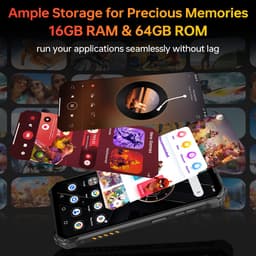 OUKITEL WP23S Smartphone 10600mAh batterij-16GB RAM-64GB ROM-13MP Camera-Android14-4G — thumbnail 4