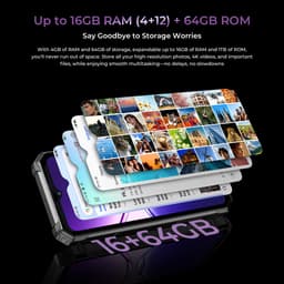 OUKITEL G7 Outdoor Smartphone Gemini AI -16GB RAM-64GB ROM-10600mAh batterij-64MP camera-Android16-4G — thumbnail 4