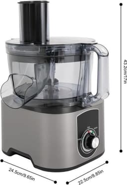 Elektrische Groentesnijder – Voedselprocessor – Keukenmachine – Groentensnijder – Blender – 600W Krachtige Motor – 7 Liter Grote Capaciteit — thumbnail 4
