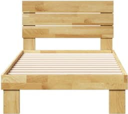 Bedframe met hoofdeinde zonder matras, 75 x 190 cm — thumbnail 4